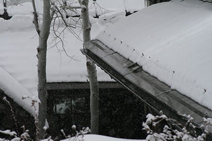 SnoFree™ 12” eave roof panels are also able to be applied directly to existing metal roofs.